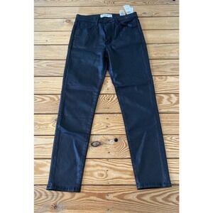 NWT $99 Abercrombie & Fitch High Rise Super Skinny Ankle Pants Size 28 Black